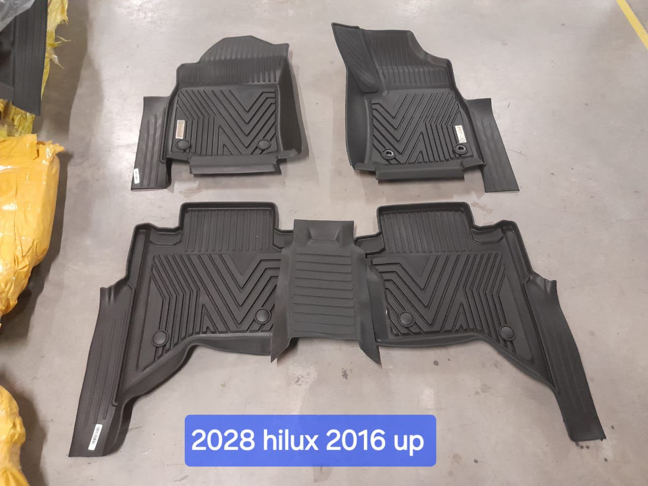 Rubber Mats - Toyota Hilux GD6 2016+